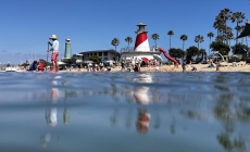 Hundreds rescued from rip currents off Newport Beach on July Fourth
