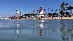 Hundreds rescued from rip currents off Newport Beach on July Fourth
