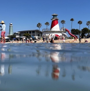 Hundreds rescued from rip currents off Newport Beach on July Fourth